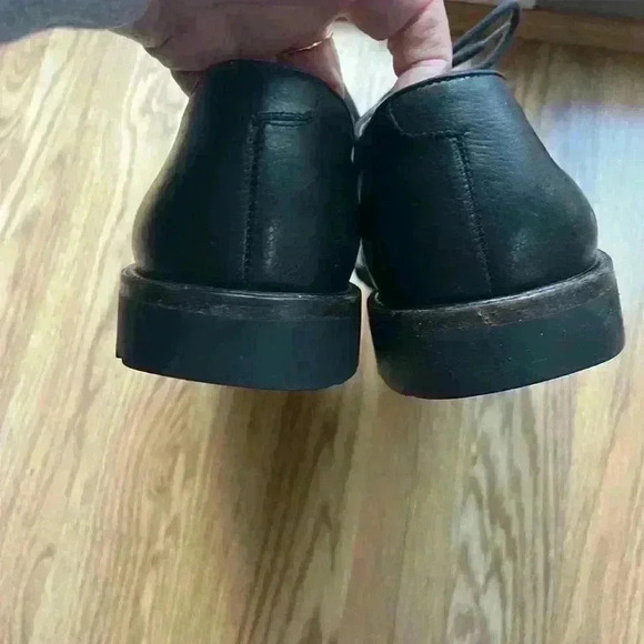 Salvatore Ferragamo Men’s Black Pebbles Leathern Oxford Shoes - Size 12 - Picture 2 of 9